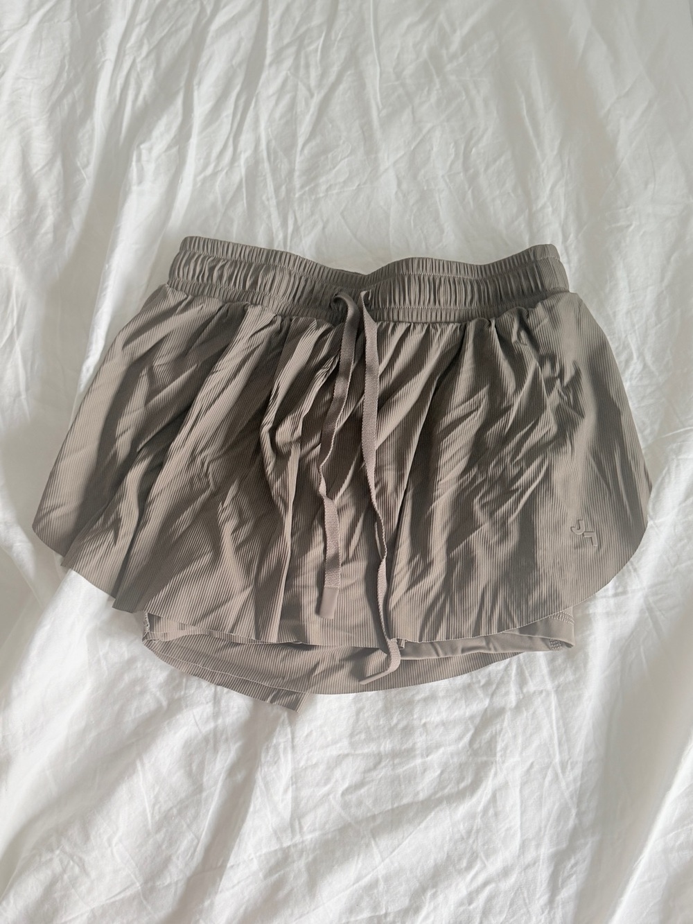 JoyLab Taupe Athletic Skort with Drawstring